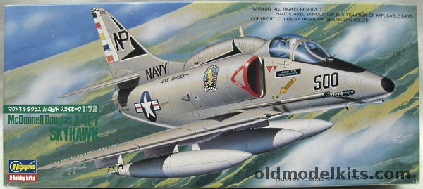 Hasegawa 1/72 McDonnell Douglas A-4E/F Skyhawk - CVW-21 VA-55 CAG Bird 'Wild Horses / US Marines VMAT-102 'Hawks', 614 plastic model kit